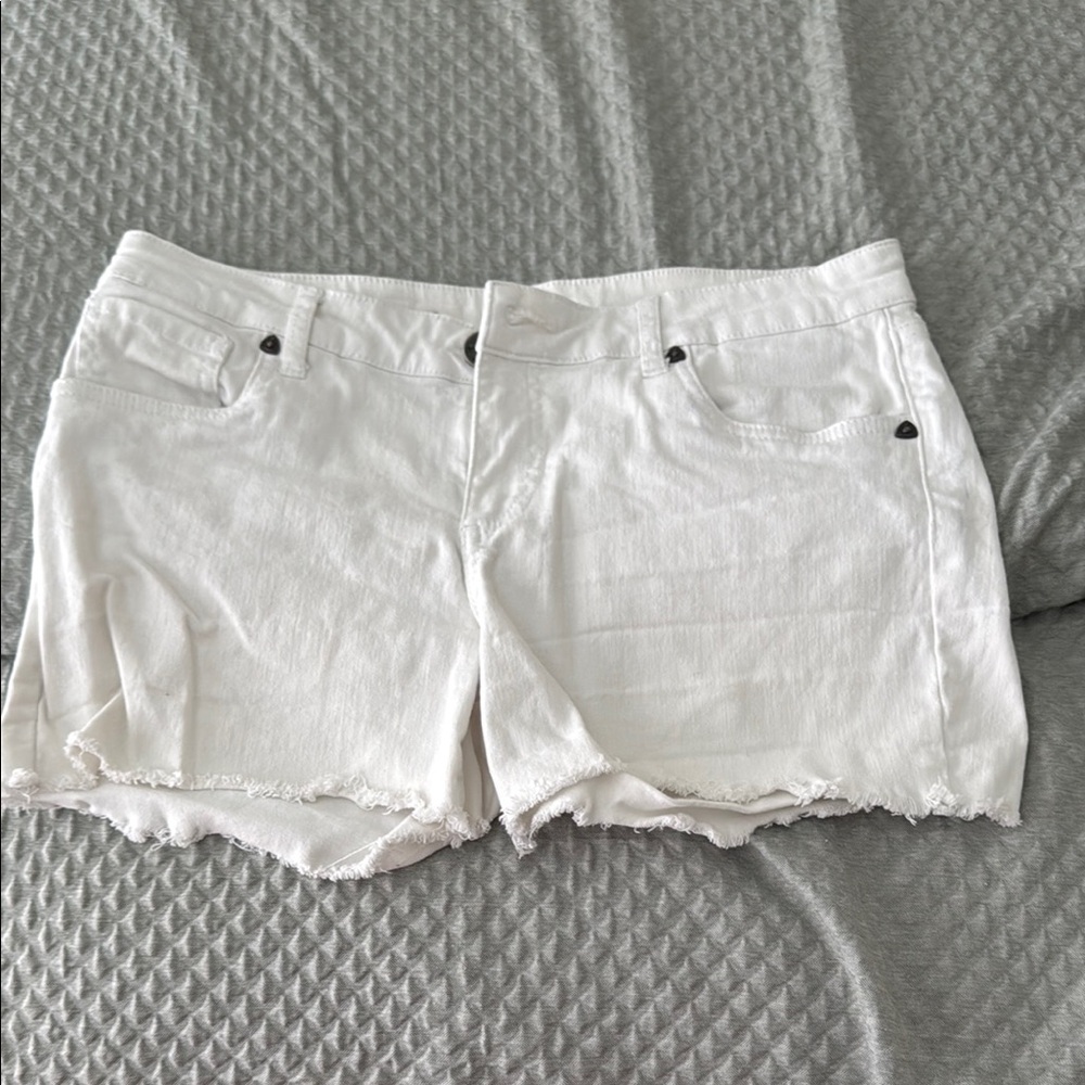 White Denim Women's Shorts